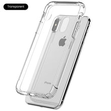 Load image into Gallery viewer, Luxury Shockproof Transparent Silicone Phone Case For iPhone X XR XS 11 pro Max Coque iPhone 8 7 6 6S Plus case protection Cover