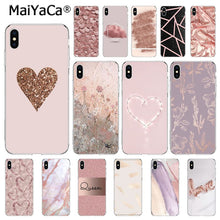 Load image into Gallery viewer, Gold Rose Glitter  Case