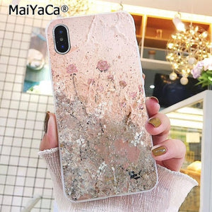 Gold Rose Glitter  Case