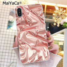 Load image into Gallery viewer, Gold Rose Glitter  Case