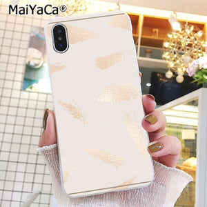 Gold Rose Glitter  Case