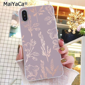 Gold Rose Glitter  Case