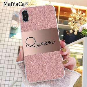 Gold Rose Glitter  Case