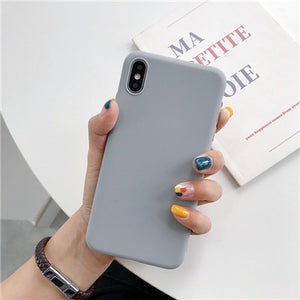 Thin Soft Color Phone Case