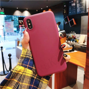 Thin Soft Color Phone Case